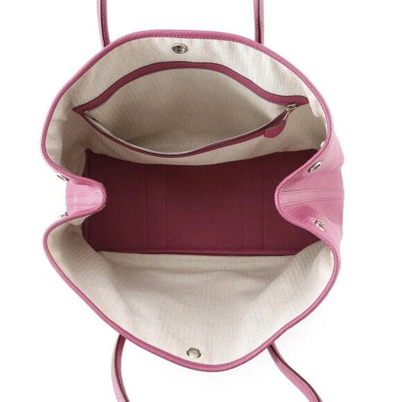 HERMES Garden Party Size PM Negonda Leather Tosca - Picture 5 of 15